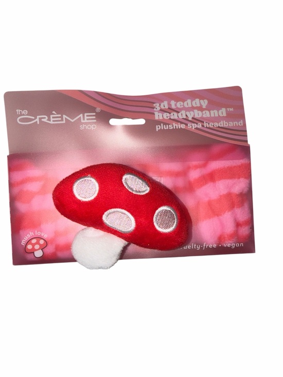 The Creme Shop Accessories - The Crème Shop Red Plush Mushroom Spa Headband
